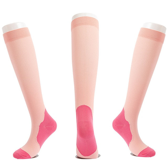 Compression Socks For Men & Women. 30 Mmhg. Knee High Length. For Medical Edema, Diabetes, & Varicose Veins